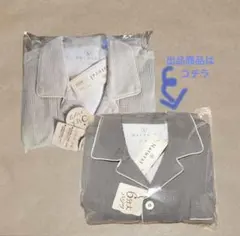 メンズ　グレー　半袖パジャマセット　L パイル地　コットン100％ 上下セット