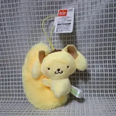 サンリオキャラクターズ 平成レトロふわふわしっぽマスコット　ポムポムプリン