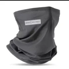 通気性の良いメッシュ素材を使用したフェイスマスク ダークグレー