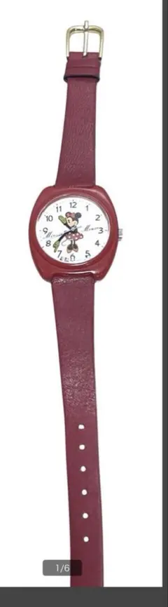 ALBA Minnie Mouse クォーツ 腕時計 レッドのサムネイル