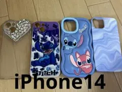 スティッチ　キラキラ　iPhone14ケース