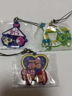 一番くじ たまごっち F賞　きらきらラバーチャーム 3個セット