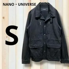 NANO・UNIVERSE サイズ:S ジャケット　ブラック