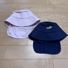 PUMA キッズ 日よけ付きバケットハット 2点セットのサムネイル
