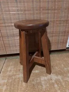 木製 スツール 椅子 古道具 古家具 2a294 - メルカリ