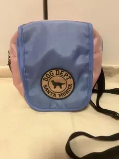 DOG DEPT お出かけバッグ 青とピンク