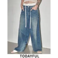 TODAYFUL Layered Waist Denim anuke ameriのサムネイル