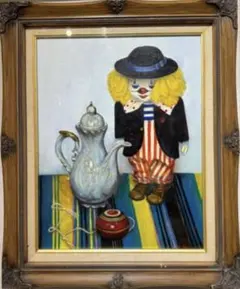 シロちゃん様専用 福島県本宮 鈴木宗吉の人物画 「おしゃまさん」1980