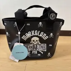 CAR。MARK&LONA ゴルフキャディバッグ スカルデザイン MARK&LONA マークアンドロナ スタンド式キャディバッグ 黒 迷彩