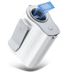 あ*る様 新品　超高速マルチポータブルファン　腰掛け扇風機　卓上　ホワイト　首掛