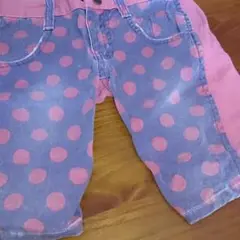 バックアレイ★ドット柄パンツズボン100のサムネイル