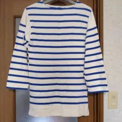 SLY 白青ストライプ トップス