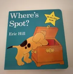 英語絵本where’s spot? ハードカバー　洋書 読み聞かせ　しかけ絵本