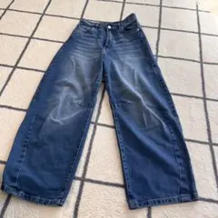 RMFA ワイドレッグデニム インディゴブルー