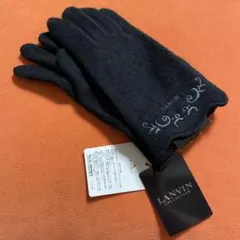 LANVIN ランバン　手袋　ブラック　刺繍入りのサムネイル