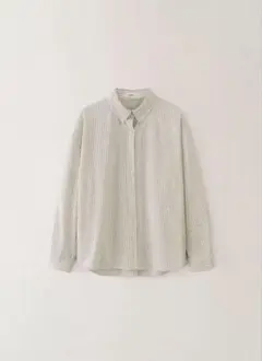 OHOTORO warm stripe shirt BLACKのサムネイル