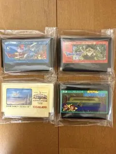 ファミコンソフト まとめ売り 中古品4本セットドラゴンクエストⅢ (ザラA刻印)