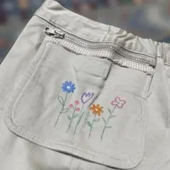 familiar サイドポケット付き 長ズボン 120サイズ