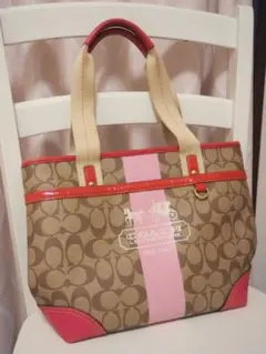 COACH コーチ トートバッグ ピンク