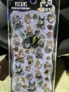 新品☆ディズニーヴィランズ プチドロップステッカー正規品