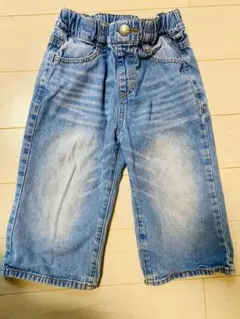 ライトブルーデニムパンツ 100