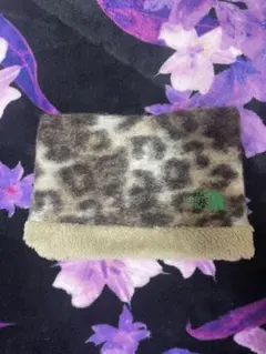 ノースフェイス パープルレーベル レオパード柄 ボアネックウォーマー 豹柄