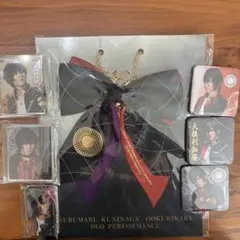 ミュージカル刀剣乱舞大倶利伽羅バックチャーム缶バッジ アクリルブロックまとめ売り
