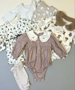 ベビー服　ロンパース　80 まとめ売り　女の子