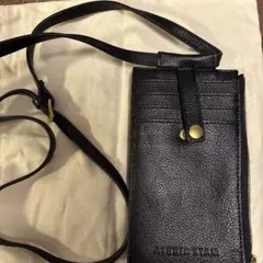ALEXIA STAM ブラック スマホショルダーバッグ