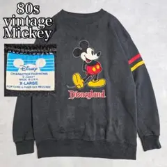 XL 80s Vintage Disney ミッキー スウェット DM929