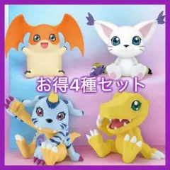 デジモンアドベンチャー パタモン テイルモン ガブモン アグモン フィギュア4種