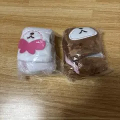 #C-pla限定 シュガーバニーズ ふわふわ巾着2 しろうさ くろうさ