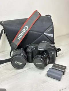 Canon EOS 40D ダブルレンズ 望遠300mm バック付 美品 Canon EOS 40D ダブルレンズ 望遠300mm バッグ付きの通販はau PAY