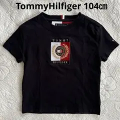 TommyHilfiger Tシャツ　104㎝　100㎝ 4T 刺繍　黒　半袖