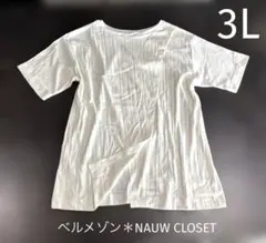 【新品】 ベルメゾン ＊ カシュクール風カットソー ＊ 大きいサイズ 3Lのサムネイル