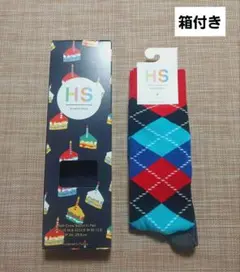 ハッピーソックス 1足 箱無し 新品 タグ付き