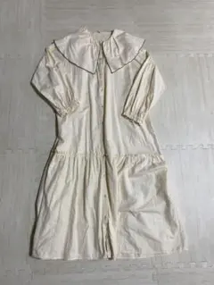 ehkä söpö アイボリー 長袖ワンピース F