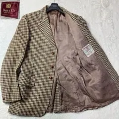 Dunn＆co　ハリスツイード　テーラードジャケット　　70's　60's 19e249739e22e991eb6e0175e24d71