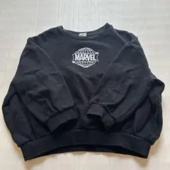 MARVEL トレーナー 110サイズ ブラック