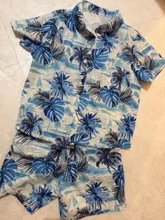 アロハシャツ　セットアップ　7-8Y
