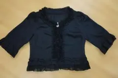 美品/アンドラブ 黒ボレロのサムネイル