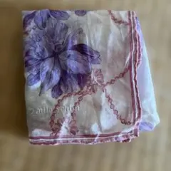 ミラショーン　花柄ハンカチ