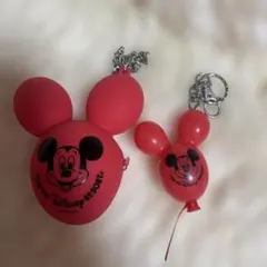 ディズニー バルーンキーホルダー 赤 2個セットのサムネイル