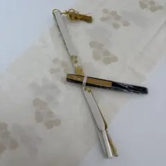 ☆未使用☆黒留袖 礼装用 帯揚げ帯締めセット 扇子付 正絹