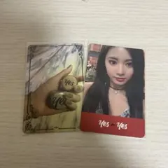 ツウィ トレカ yes or yes