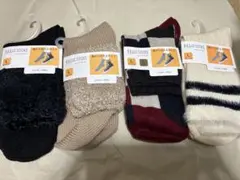 Lサイズ 大きめサイズ　レディースソックス 4足セット