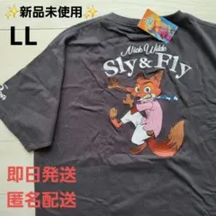 ディズニー ズートピア ニック ワイルド メンズ 半袖 Tシャツ 刺繍 LLのサムネイル
