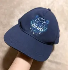 KENZO タイガー刺繍 キャップ ネイビー - メルカリ