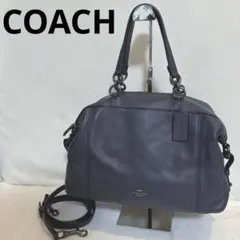 【美品】COACH ハンドバッグ 2way レザー ミニボストン トートバッグのサムネイル