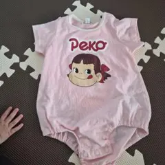 ぺこちゃん ロンパース 80